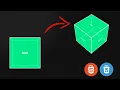 3D Rotating Cube in HTML and CSS