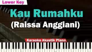 Download Raissa Anggiani - Kau Rumahku Karaoke Piano LOWER KEY MP3