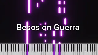 besos en guerra morat piano tutorial 