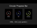 Pure CSS Circular Progress Bar How To Create Circular Skills Bar Using HTML CSS