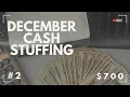 Last Cash Stuffing of 2023 December Paycheck 2 700