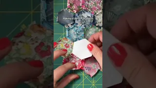 Making a Liberty EPP pouch English Paper Piecing Alice Caroline