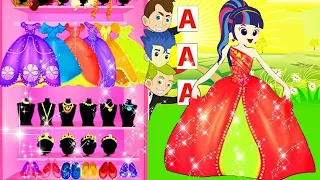 Princess Fashion Dress Design Result with Friends - 👑 Hilarious Cartoon Animation Funny Moment