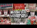 MICHAELS 2020 CHRISTMAS DECOR WALKTHROUGH COME WITH ME