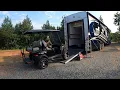 Loading Golf Cart in our Riverstone Legacy 42FSKG