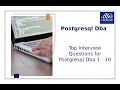 Top 10 Postgresql Dba Interview Questions and Answers For 2025 Part 21