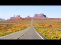 Monument Valley Scenic Drive 4K Bluff to Kayenta on US-163 USA