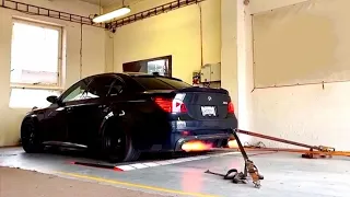 عاصفة الصوت تنفجر من محرك BMW V10 الجبار 