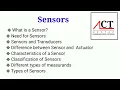 Sensors What Is Sensor