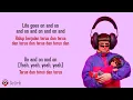 Download Lagu Life Goes On - Oliver Tree (Lirik Lagu Terjemahan) - TikTok Life goes on and on and on and