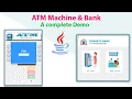 ATM Machine and Bank in Java using NetBeans IDE