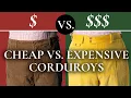 75 vs 295 Corduroy Pants Trousers - Key Differences