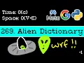 Alien Dictionary - Leetcode 269