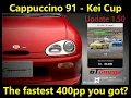 Kei Cup Cappuccino 91 Kei Cup Willow Springs Best car setup Gold How to GT7 Tutorial Update 1 50