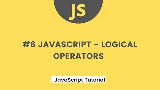 JavaScript Tutorial - JavaScript Logical operators