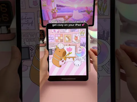 Turning my photo into a coloring page 🎨 | iPad color with me