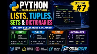 Python Programming Tutorial Lists Tuples Sets Dictionaries Explained