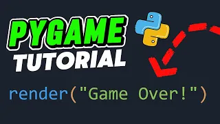 Game Over on Touch - Lesson 10 Pygame Tutorial for Beginners