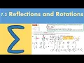 7 2 Reflections and Rotations CORE 1 - Chapter 7 Linear transformations