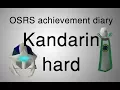 OSRS Kandarin hard diary tasks guide