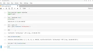 MetPy Mondays - Timezones and pytz