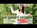 My Favorite Greenery from Hobby Lobby for wreath making