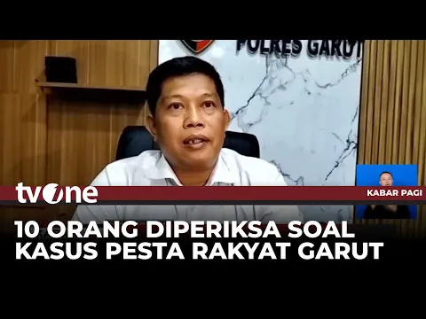 Ricuh Pesta Rakyat di Garut, 10 Orang Diperiksa Polisi