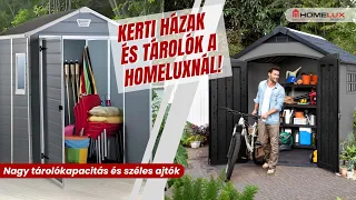 Kerti házak és -tárolók