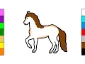 Horse - Coloring Pages for Kids