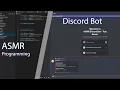 ASMR Programming Making a discord bot No talking Javascript