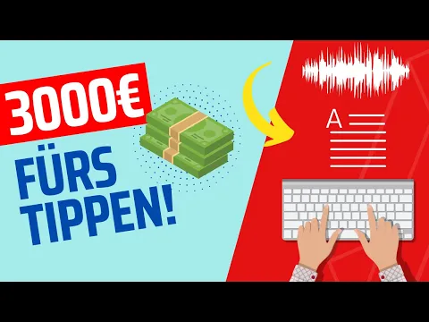 Download MP3 3000€ MIT WÖRTERN TIPPEN! 🤑🔥 Online Geld verdienen mit Transkriptionen⌨️💵