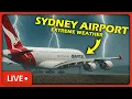 Download Lagu 🔴LIVE CYCLONE Planespotting @ Sydney Airport (SYD) | CRAZY WIND AND WEATHER