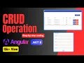 Angular CRUD Operation with NET 8 Web API Entity Framework Core Project Tutorial