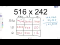 Box Method 3x3 Multiplication