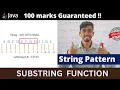 Substring function in Strings Java ICSE Prateik Sharma ICSE Patterns in java