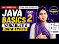 Java Basics Day 2 Variables Data Types in Java Complete Explanation with Examples 2026