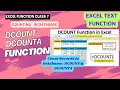 Excel DCOUNT DCOUNTA Function Counting in Databases