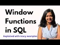 SQL Window Function How to write SQL Query using RANK DENSE RANK AND ROWNUMBER