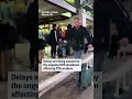 shows a massive security line outside Austin s airport