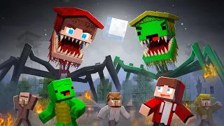 jj and mikey become house heads maizen minecraft animation