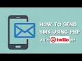 How to send SMS using PHP Twilio API