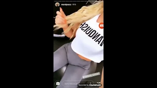 Mandysacs WWE live Instragram Stories 16th May 2019