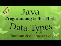 7 Boolean and character data type in java programming