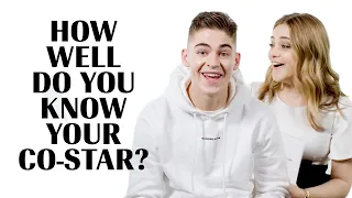 josephine langford and hero fiennes tiffin play how well do you know your co star marie claire