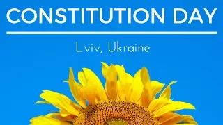 Constitution Day in Lviv, Ukraine