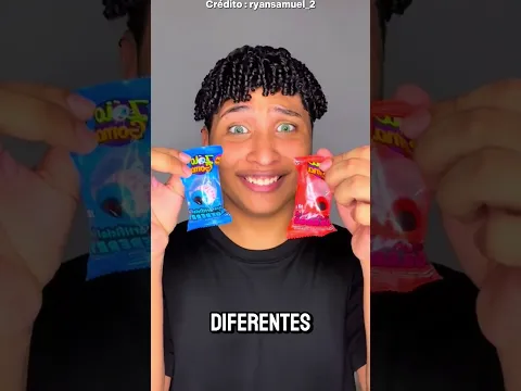 Será que um doce pode mudar a cor dos olhos? 😱