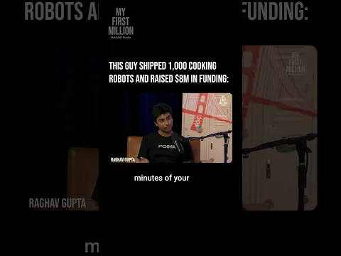 Cooking robots: 1,000 shipped. 8 million in funding.