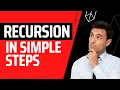 What is recursion Learn Recursion in Easy Steps using JavaScript
