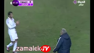 كعب حسن شحاته بتعليق حماده امام  في مباراة الزمالك و ت بني سويف دندنها