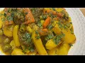 UN BON TAGINE EXPRESS EN COCOTTE MINUTE / BOEUF, POMME DE TERRE, CAROTTES, OLIVES